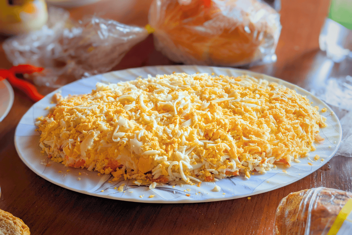 Layered Herring Salad (Warstwowa Sałatka Śledziowa)